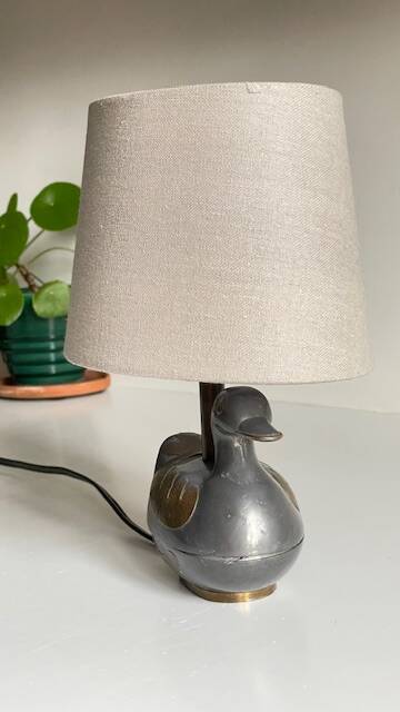 Vintage duck lamp