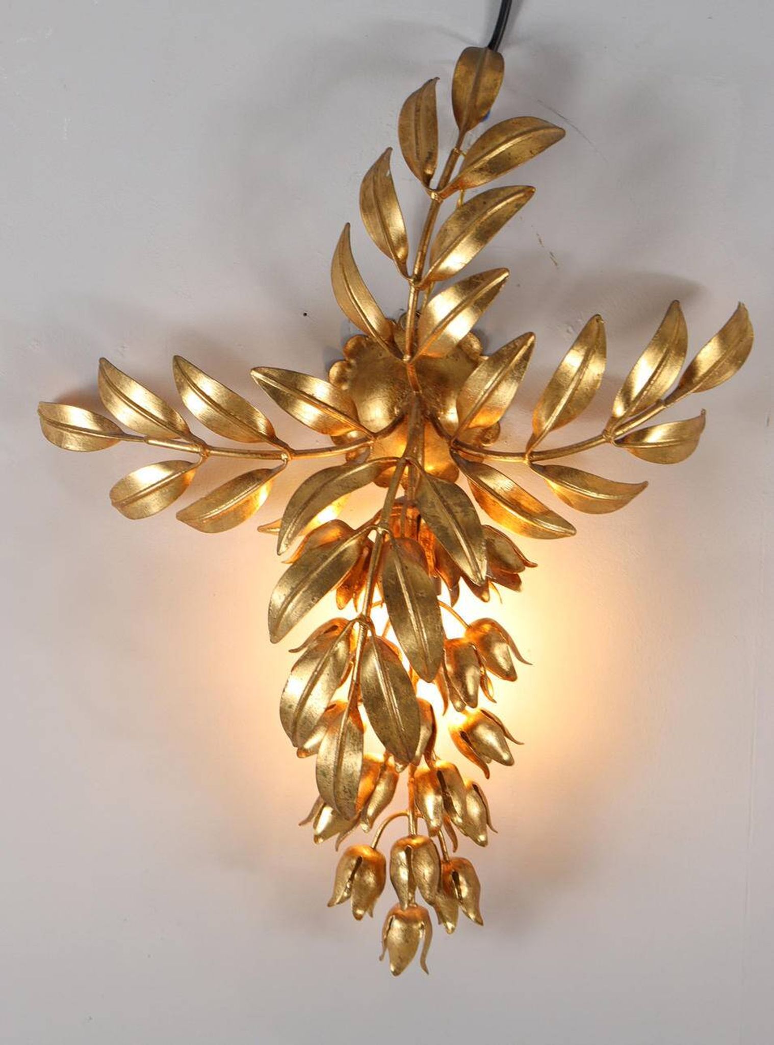 Hans Kögl. Applique/plafonnier, 'Pioggia D'oro', Allemagne, années 1960.