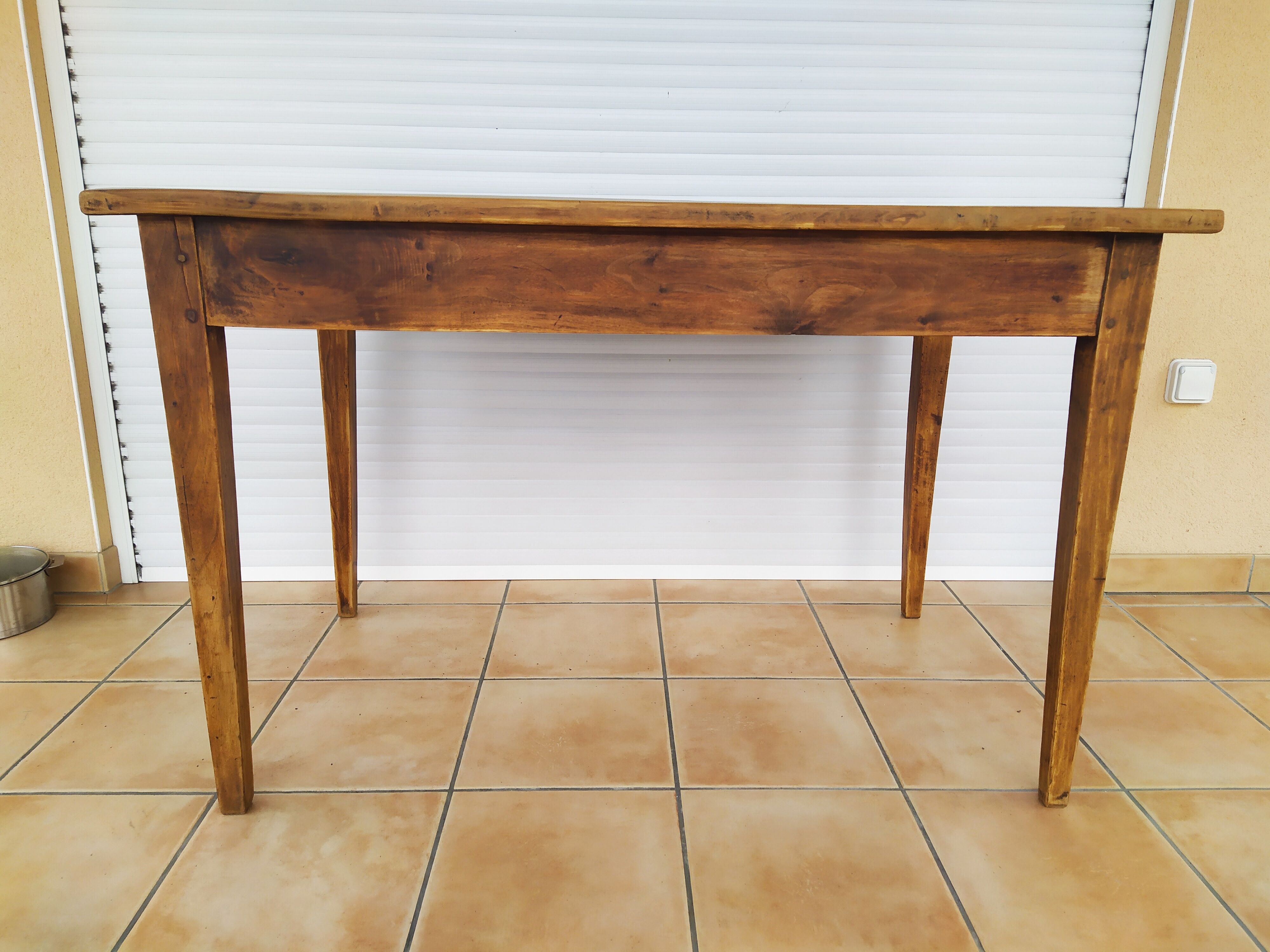 Walnut farmhouse table