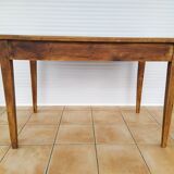 Walnut farmhouse table