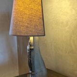 Gold table lamp amphora