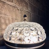 Antique luminaire glass and bronze house lucien gau