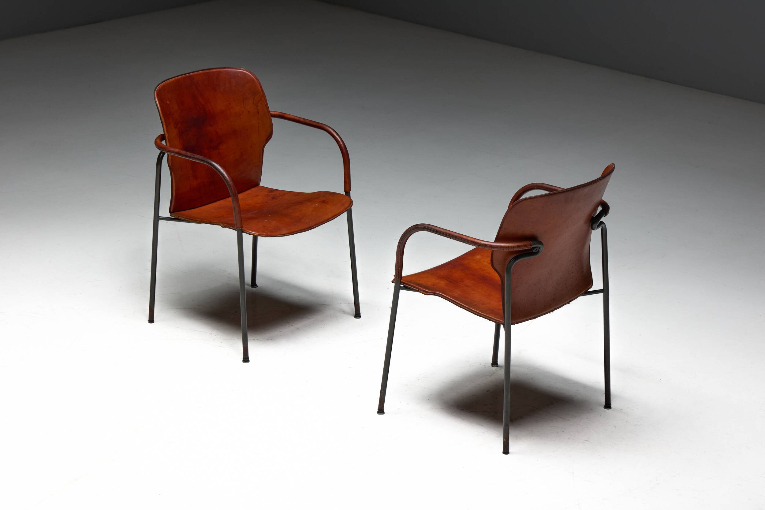 "Lalanda" armchairs by Gianfranco Frattini, Spain, 1980s
