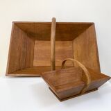 Wooden bucket basket - Small model