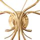 Palwa Hollywood Regency vergoldet Wandlampe Messing Swarovski Kristallen