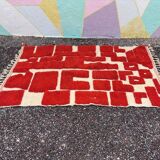 Red moroccan rug-Moroccan Boujaad Rug 150/250cm