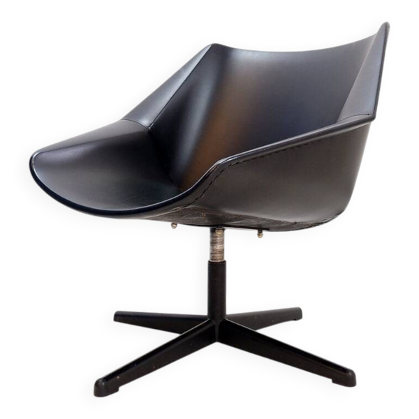Chaise pivotante pastoe fm08 mid-century par cees braakman, pays-bas, 1959
