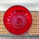 Vintage red vase Italy 1970