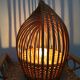 Vintage rattan lamp