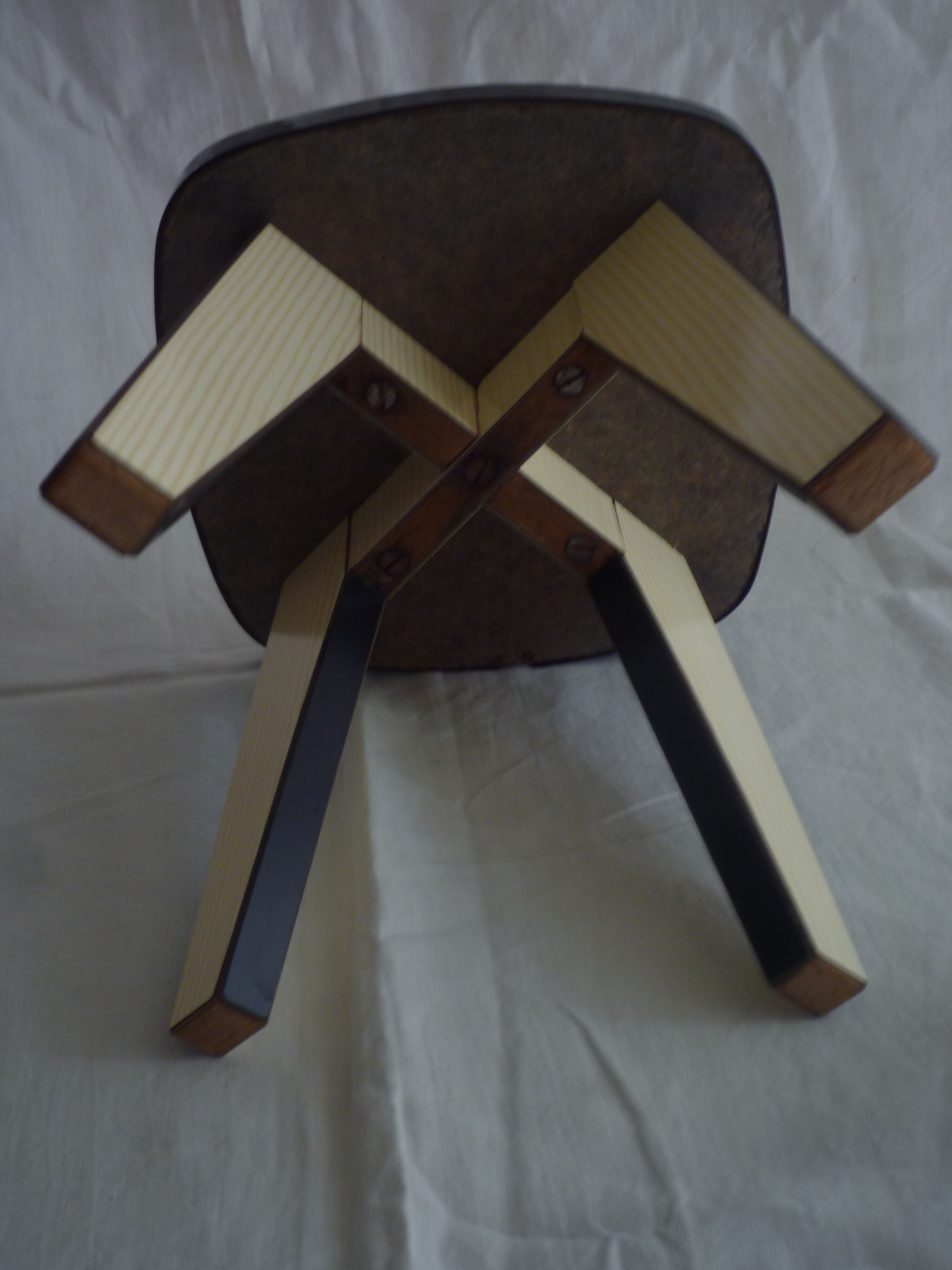 Vintage selette formica 1970s