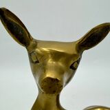 Vintage brass doe