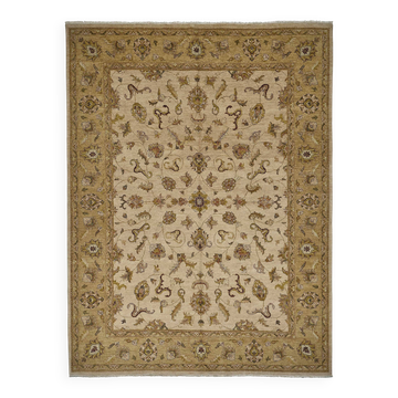 Turkish Handknotted Wool Oushak Rug 275 cm x 366 cm