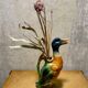 Pichet en barbotine, Canard, manufacture St Clement