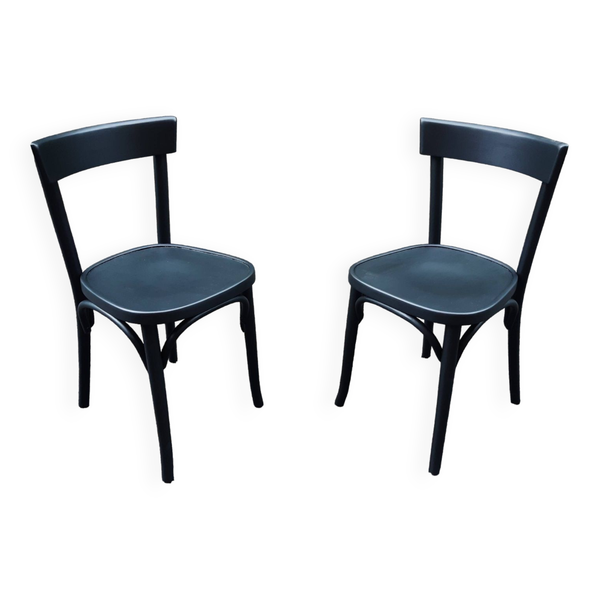 Set of 2 vintage bistro chairs