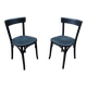 Set of 2 vintage bistro chairs