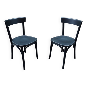 Lot de 2 chaises bistrot vintage