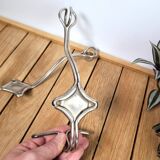 Pair of vintage wire coat hooks
