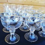 43-piece crystal service