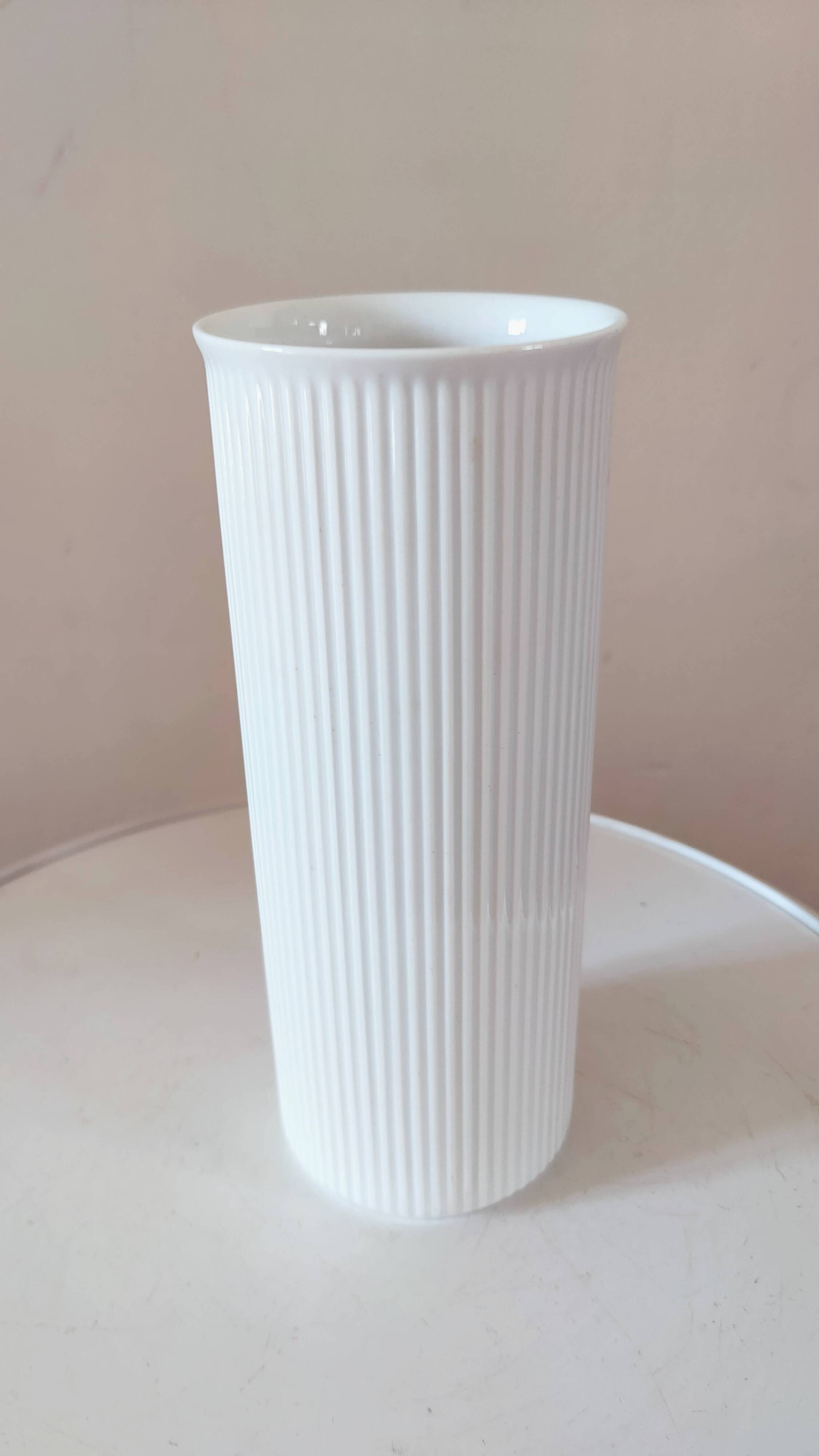 Arzberg porcelain scroll vase from the 70s