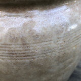 Glazed stoneware pot