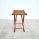 Stool or luggage rack / Vintage wooden suitcase rest