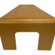 Table d’angle en bois courbé moderne du milieu du siècle années 1970