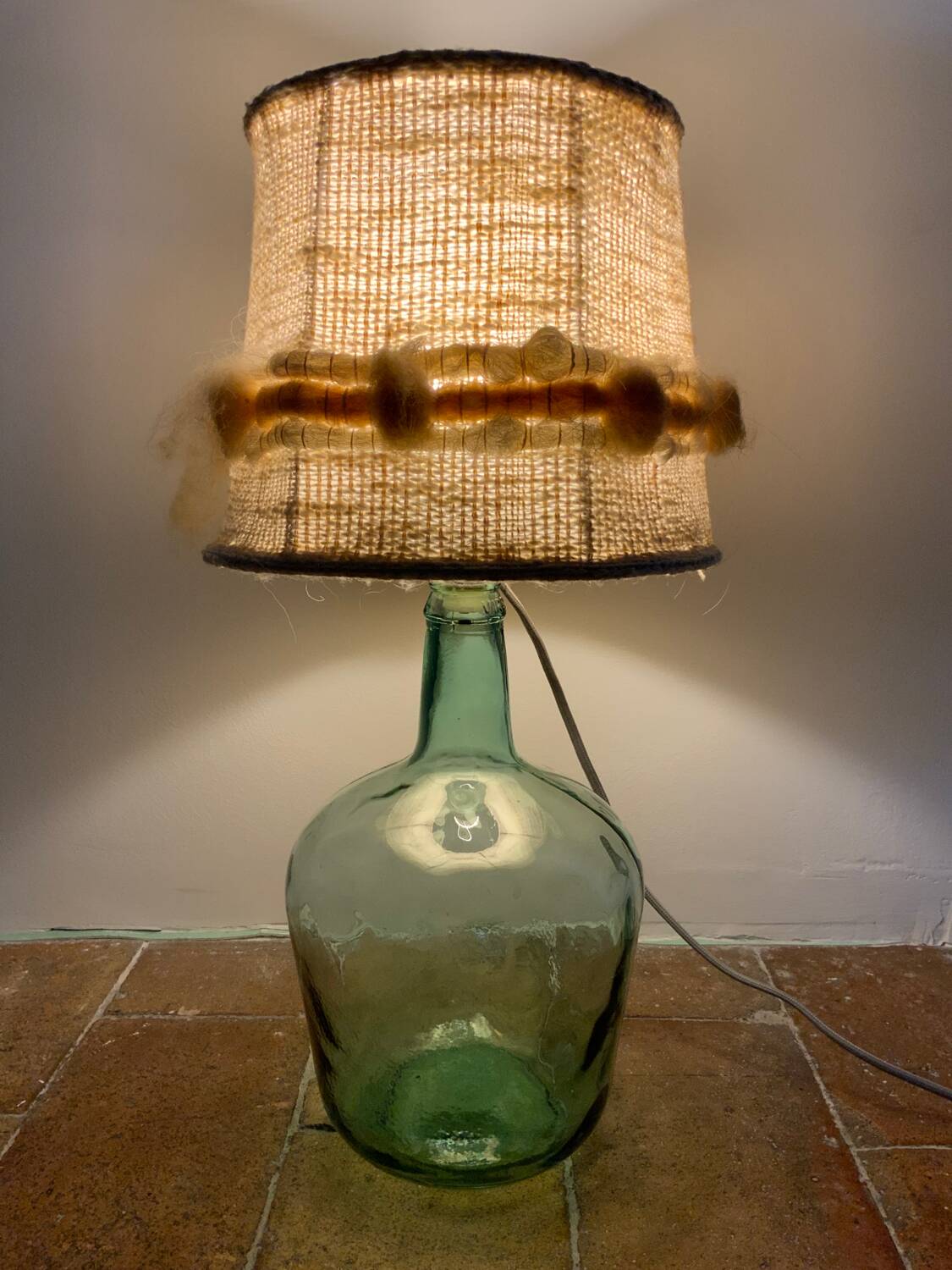 Lampe vintage dame Jeanne