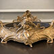 Large planter in gilded bronze Art nouvelles