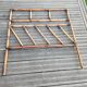 Bamboo and rattan headboard: vintage
