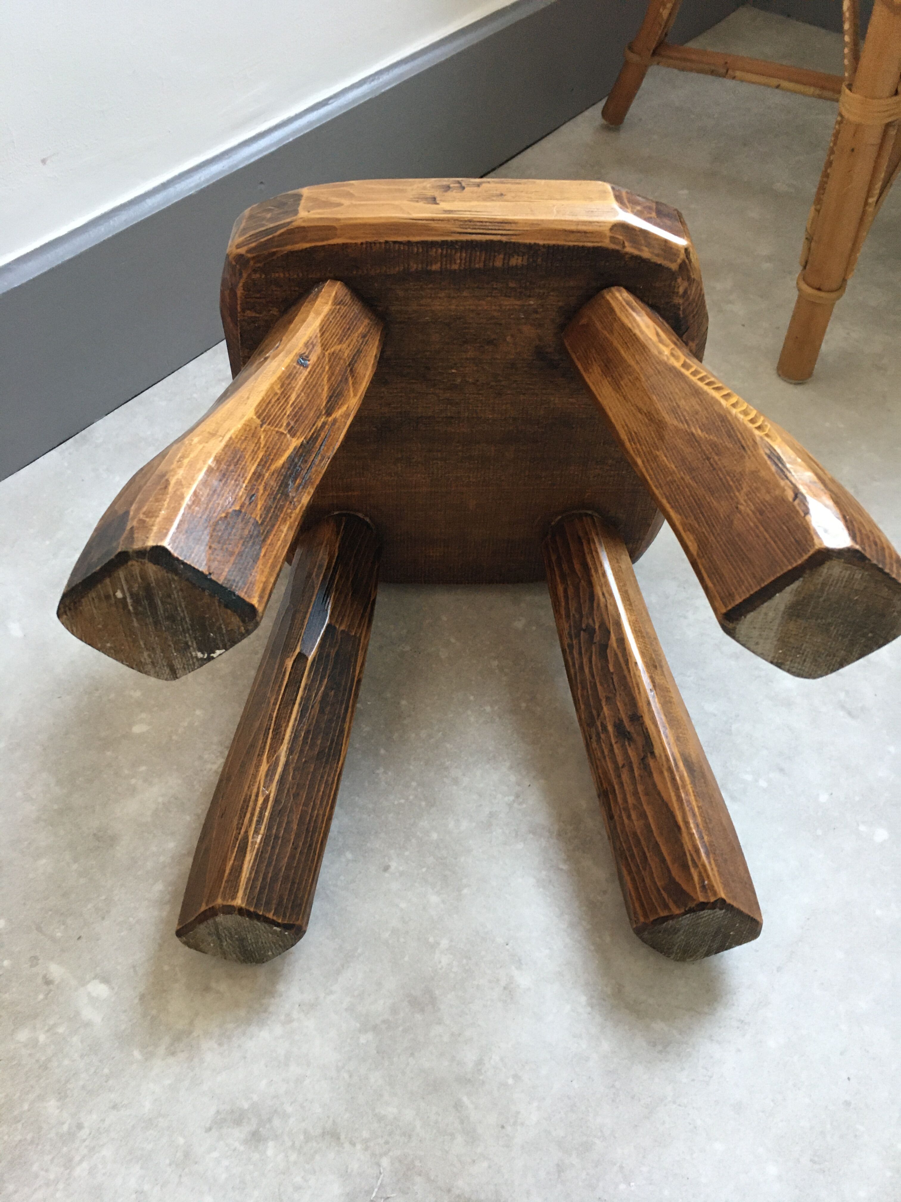 Wooden stool