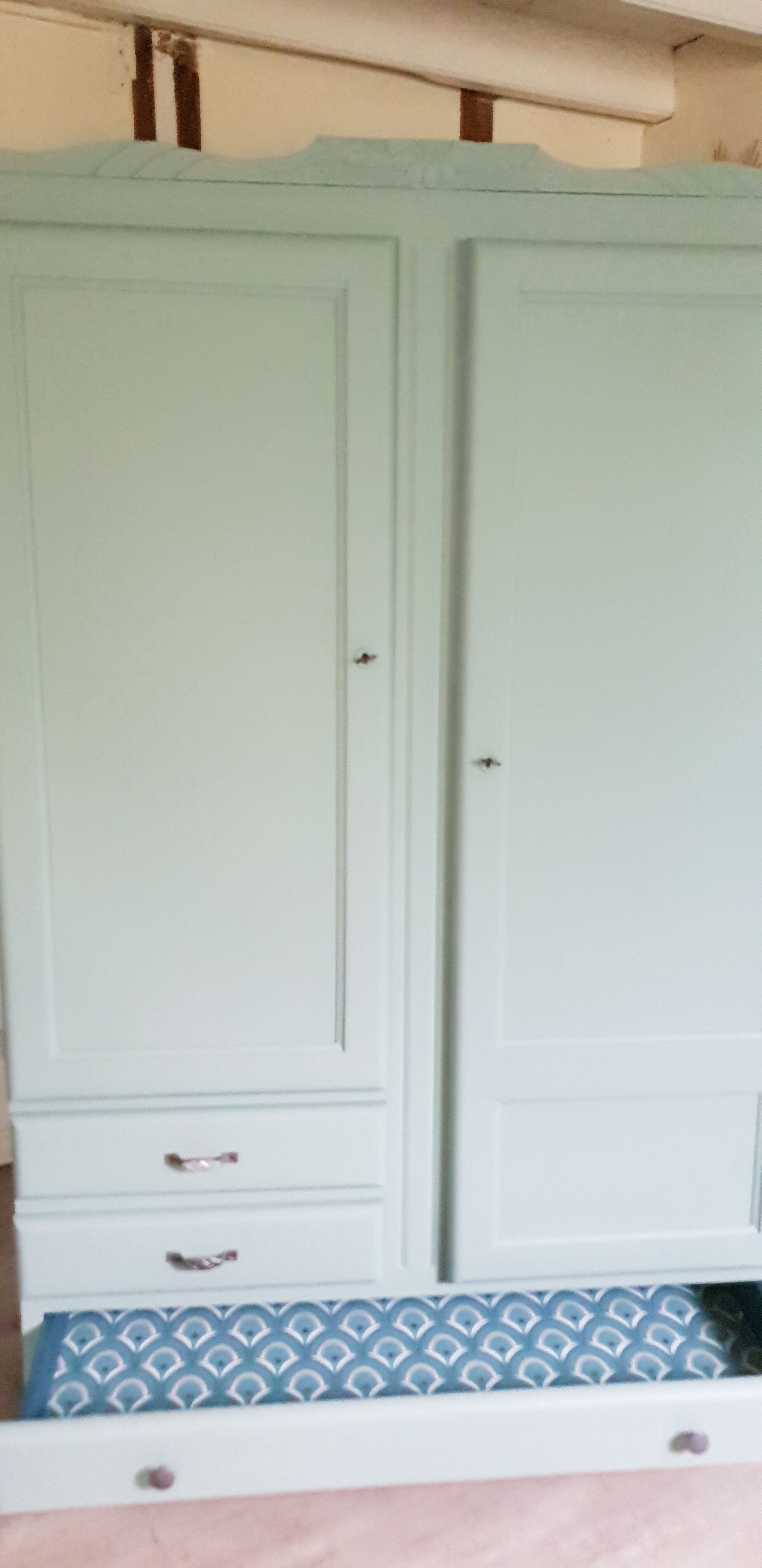 Green wardrobe thatdon art deco