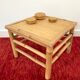 Vintage rattan bamboo coffee table