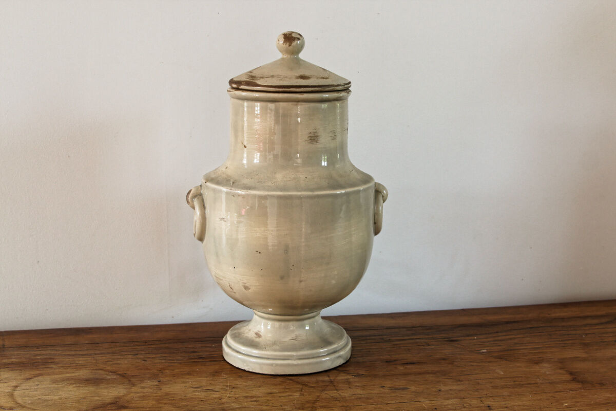 Old ceramic vinegar