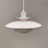 Classic Danish hanging lamp with multiple layers of shades by Lyskaer 1980s