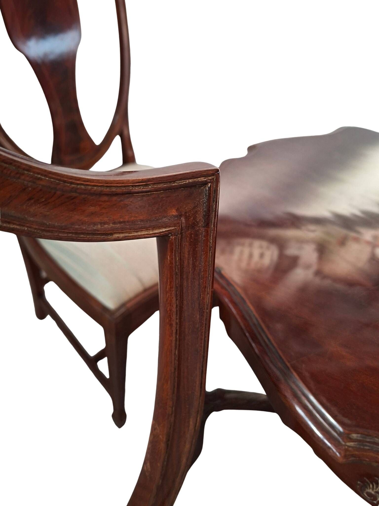 Ensemble de thé, table et 4 chaises, années 50