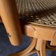 Armchair american turning desk wood hanger chene clair 1960 cannage
