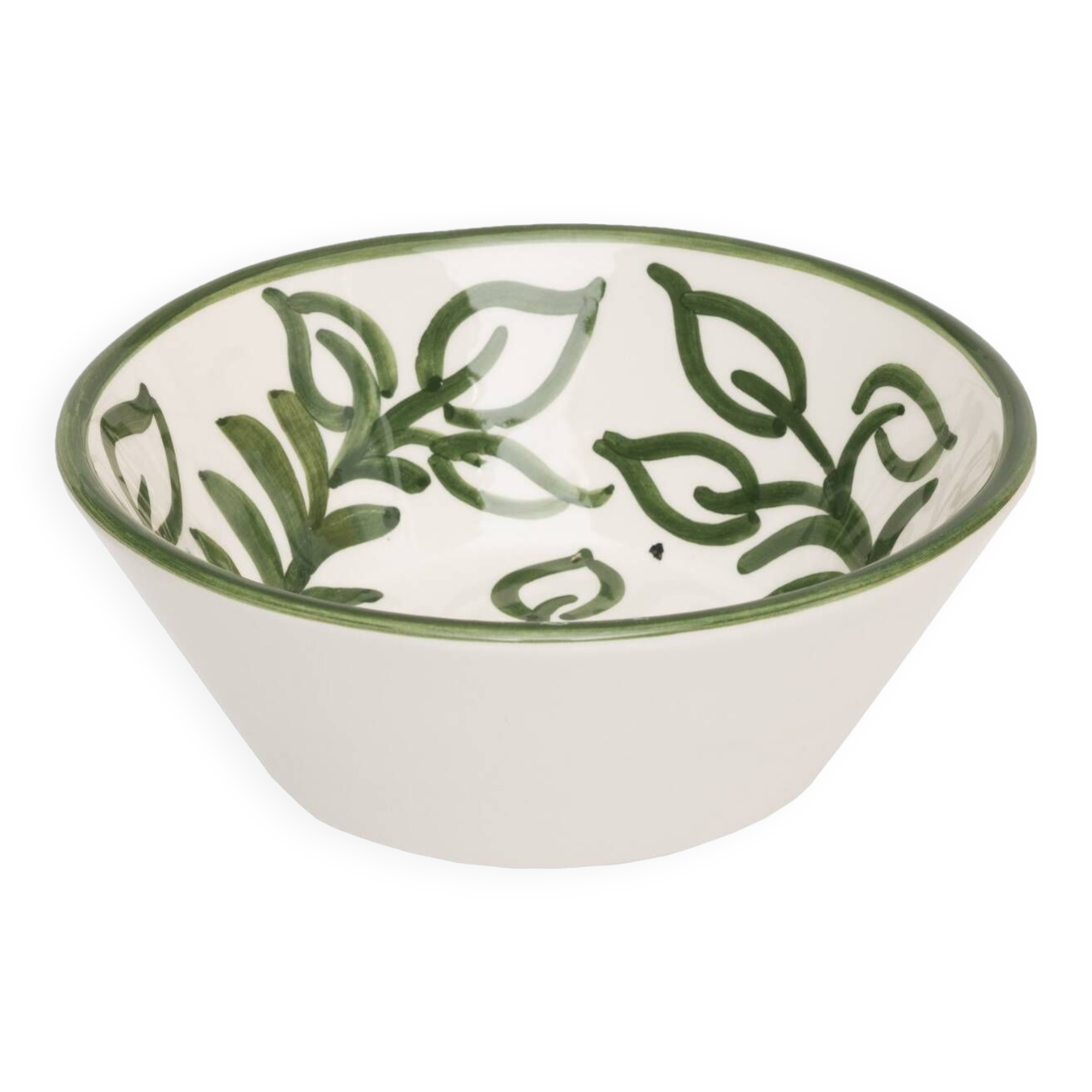 Set of 2 green bowls