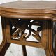 Art Nouveau High Walnut Stand - Jugendstil