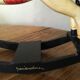 Wooden rocking horse, decorative, artisanal
