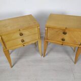 Pair of art deco bedside tables