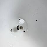 Large Black Industrial Factory Pendant Lamp from Elektrosvit, 1960s