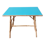 Table rectangulaire en rotin pour enfant ,  table d'appoint , bureau