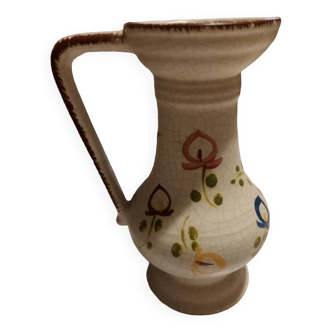 Pitcher in cracked stoneware, Angèle model by Claude Paci