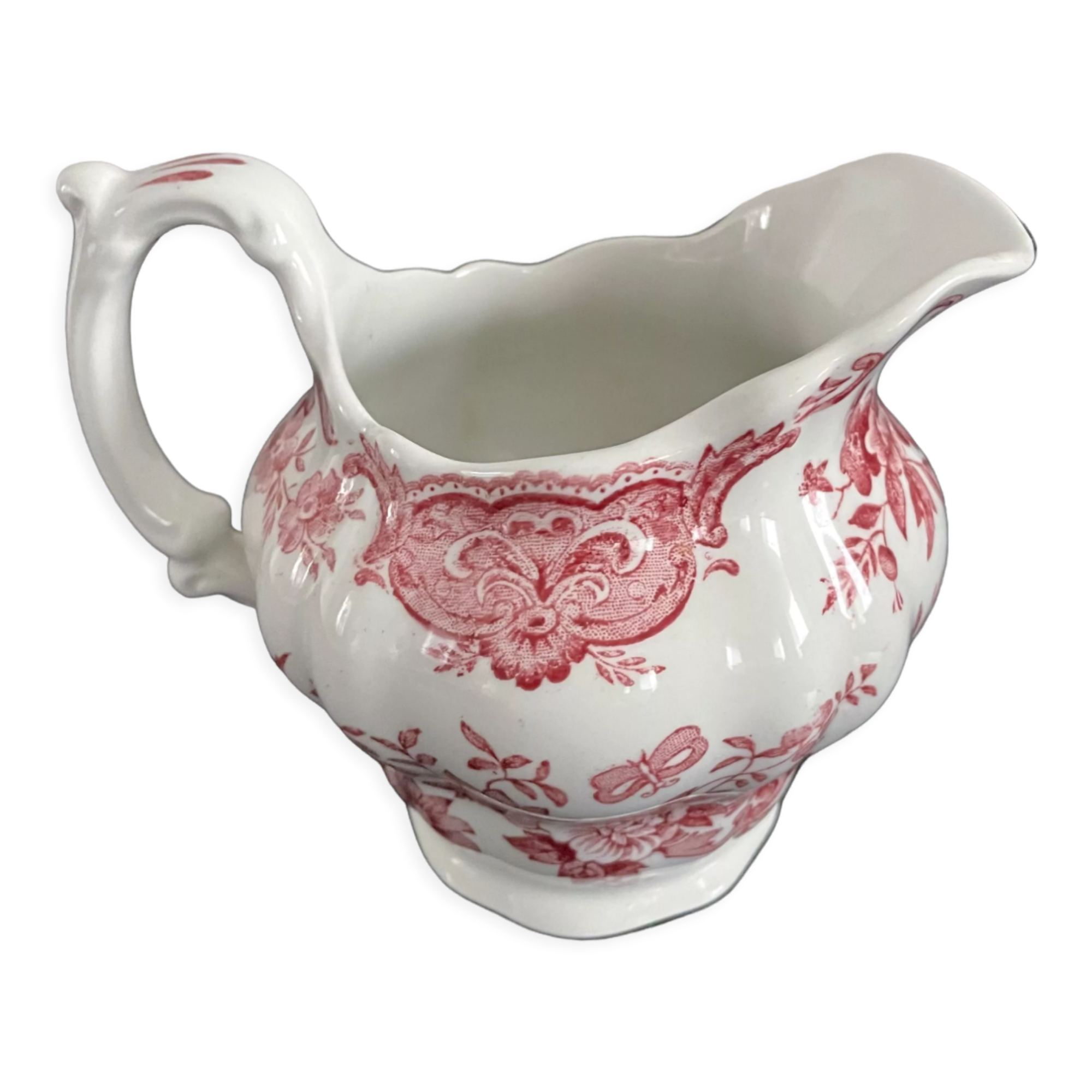 English porcelain milk jug RIDGWAY model Windsor