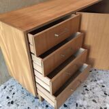 Vintage sideboard in light wood