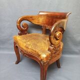 Fauteuil de bureau XIXe à restaurer