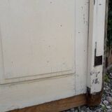 Old glazed door 211.5x105.5cm and its entrance door frame.