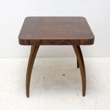 Fully renovated walnut Spider table H 259 by Jindřich Halabala, 1950´s