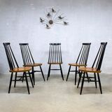 Lot of 5 chairs Ilmari Tapiovaara