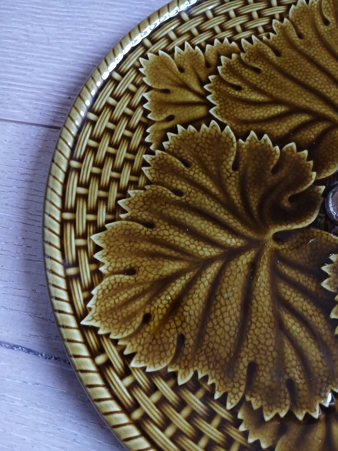 Antique cheese dish Gien